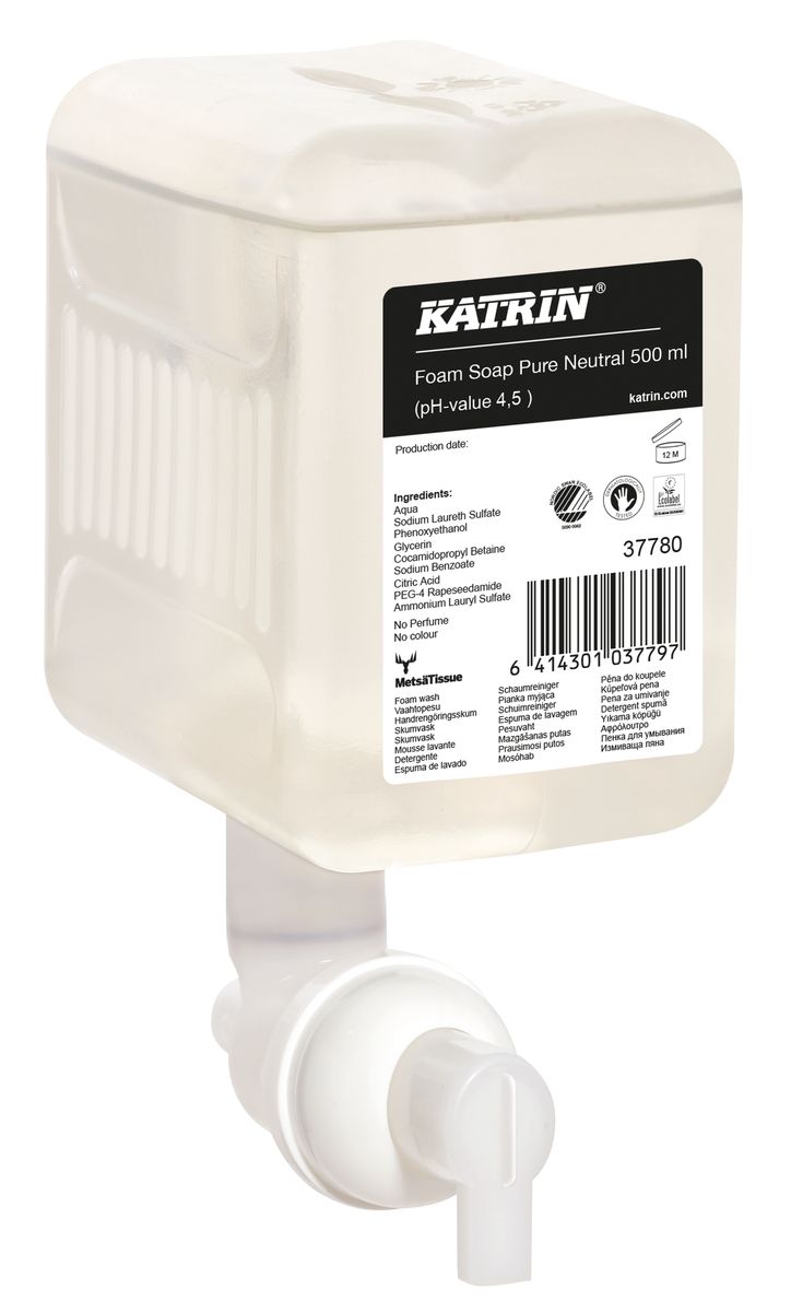Seife Schaum Pure Neutral 500ml Katrin met37780
