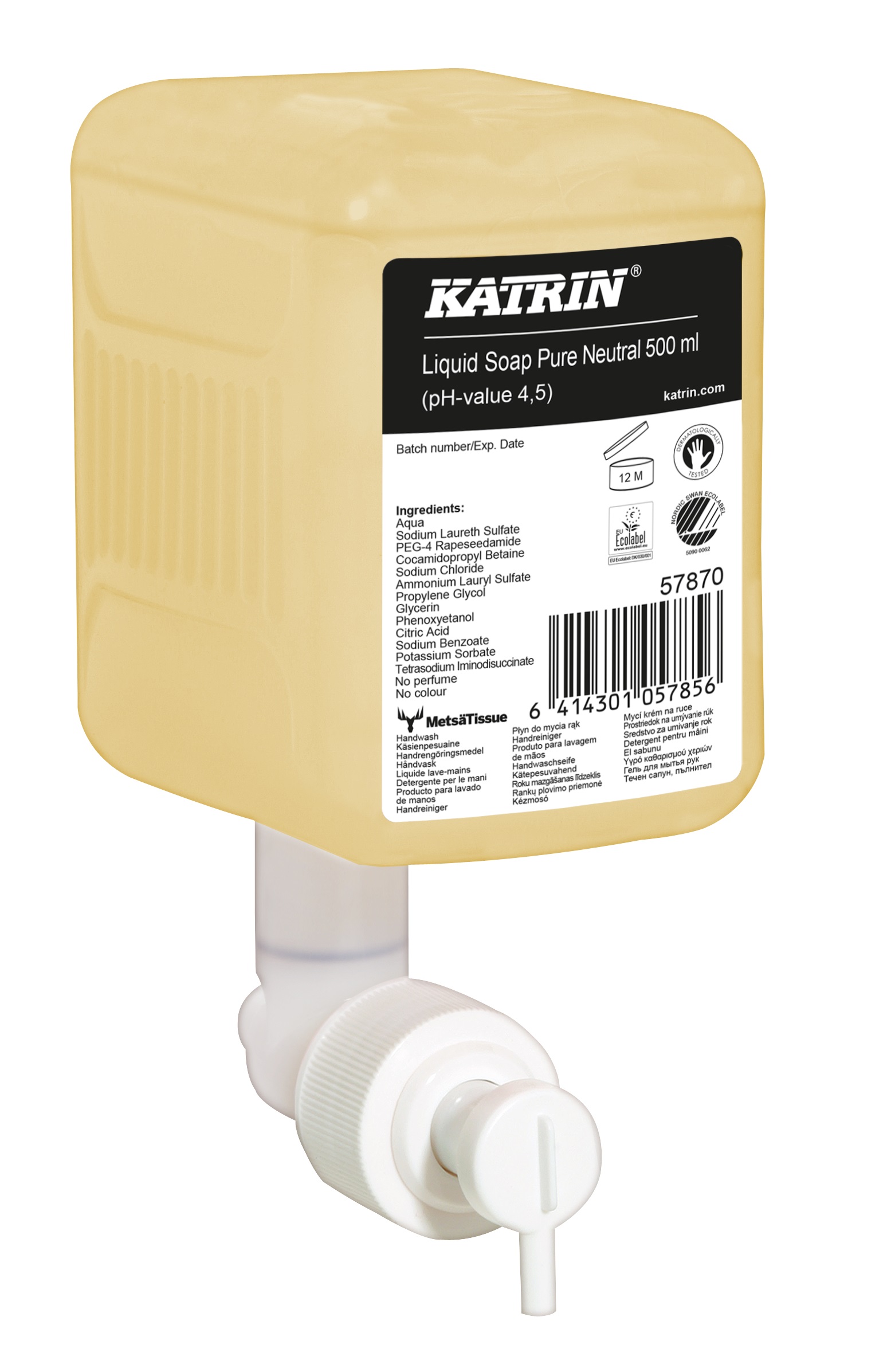 Seife Flüssig 500ml Katrin Pure neutral met57870