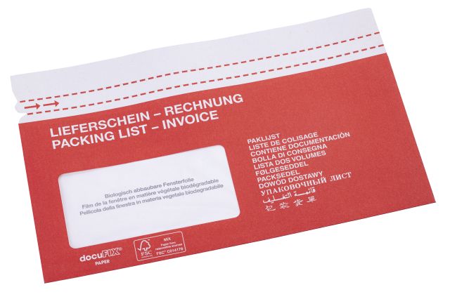 Doku.Taschen Papier C6/5 Fe links postkonform