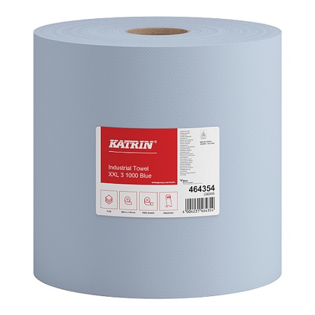 Putzroll 38x36, blau, 3-lag GRO met464354
