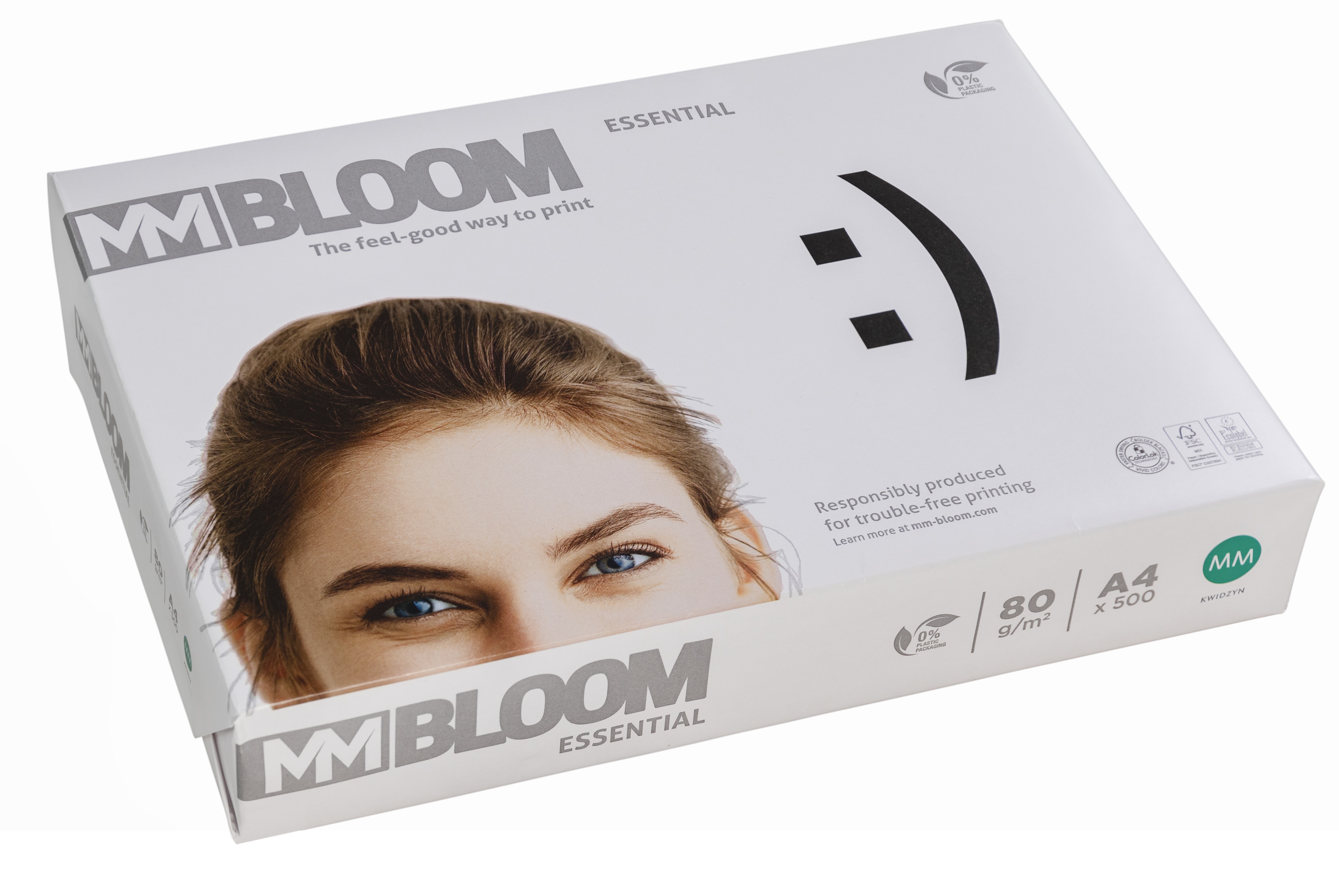 Kopierpapier A4, 80 g, hochweiss "Bloom Essential"