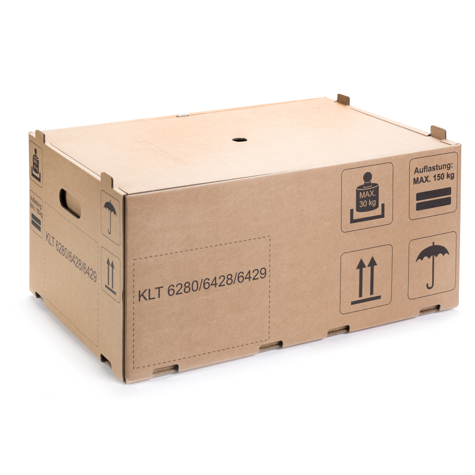 WPS 574x374x260mm KLT 2-wellig EB KL "Boden"