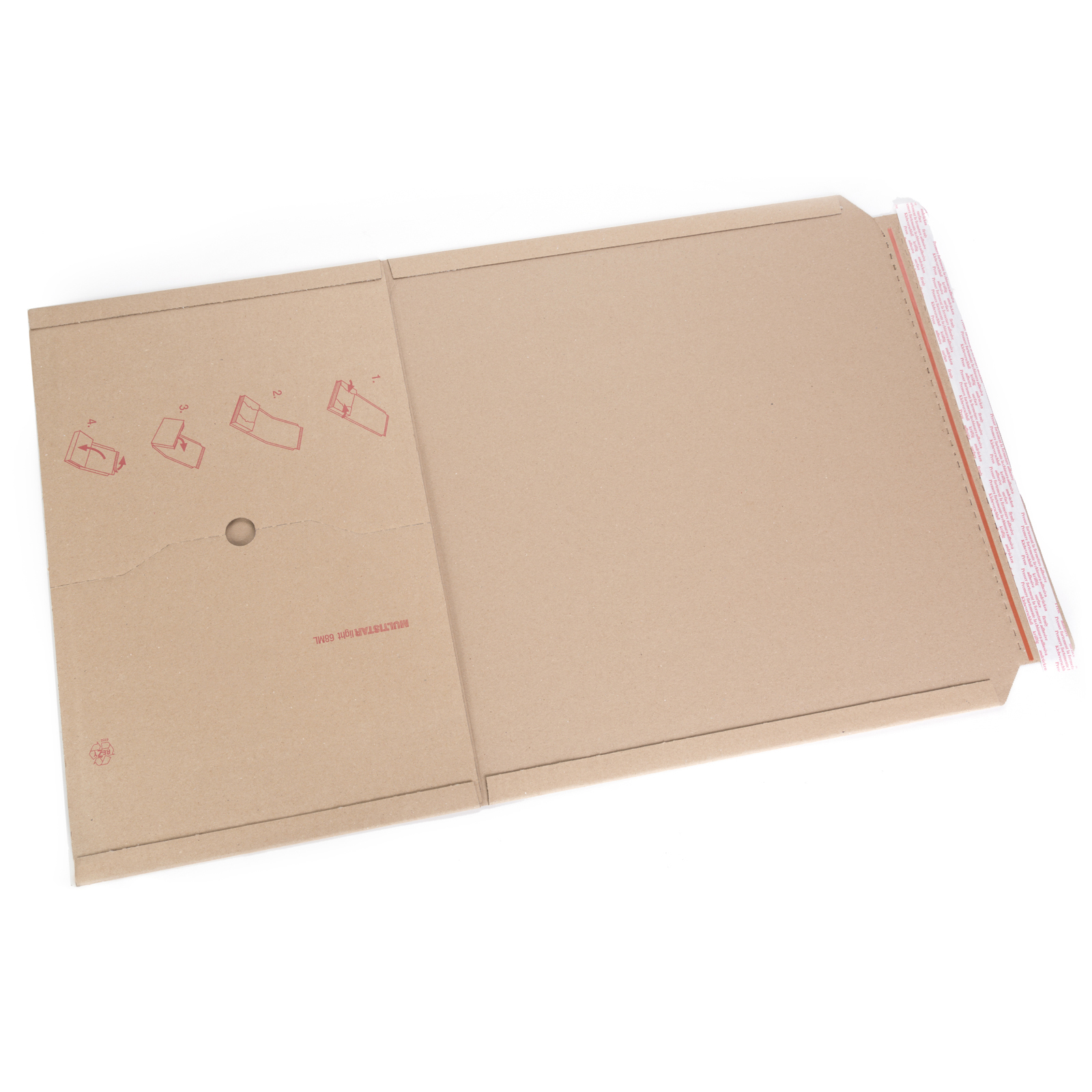 Universalverpackung 320x455x0-57mm A3 braun