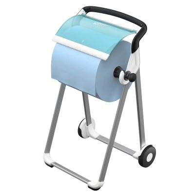 Putzroll Bodenständer Weiss/Türkis SCA652000